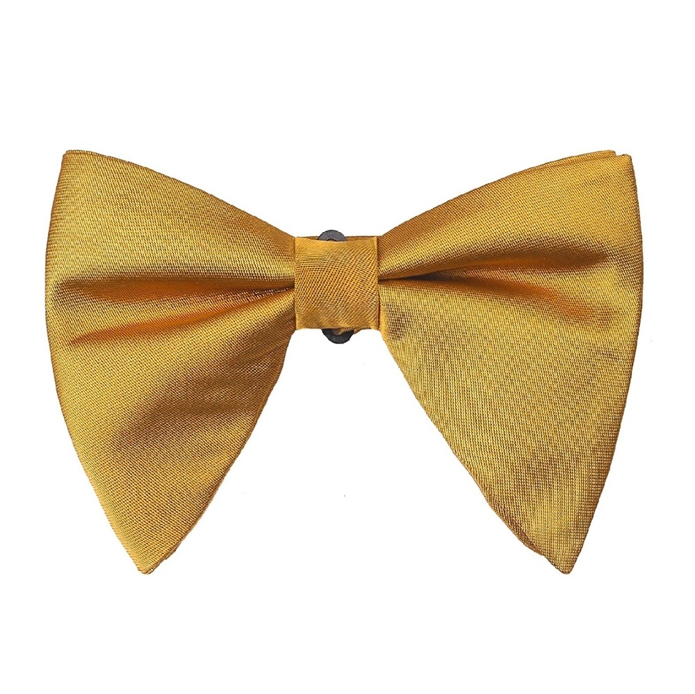 Mens Over sized Satin Tuxedo Pre-Tied Bow Tie